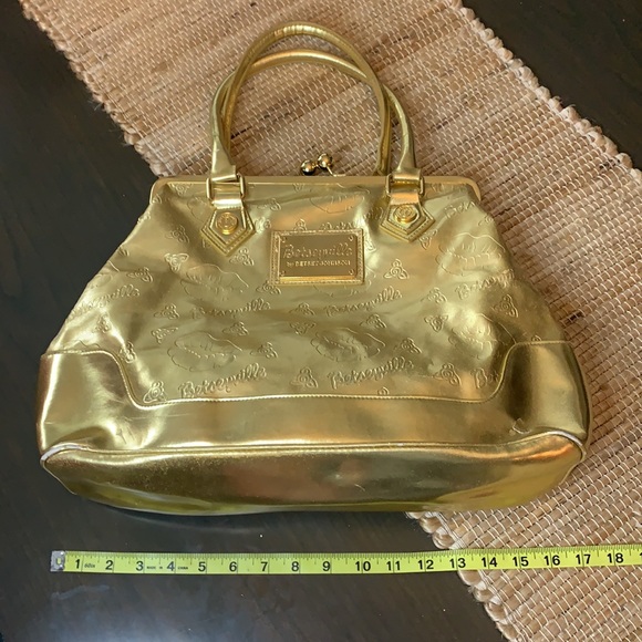 Betseyville by Betsey Johnson Gold Handbag - Picture 12 of 12